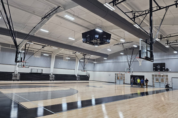 Elberta High School gym interior